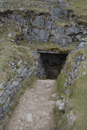 One of the entrances to OFD, Wales, spring 2007