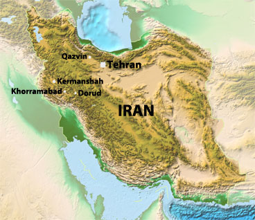 Map of Iran