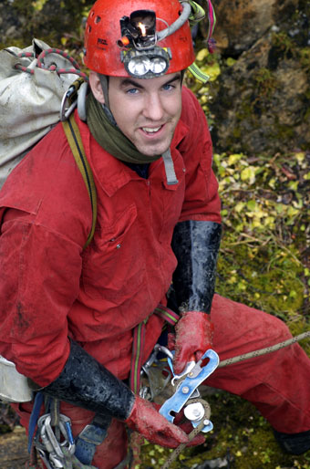 Bjørn Egil ready for descent.